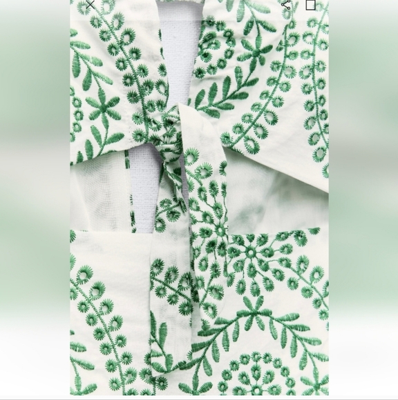 Zara Eyelet Low Back Dress - Picture 7 of 7